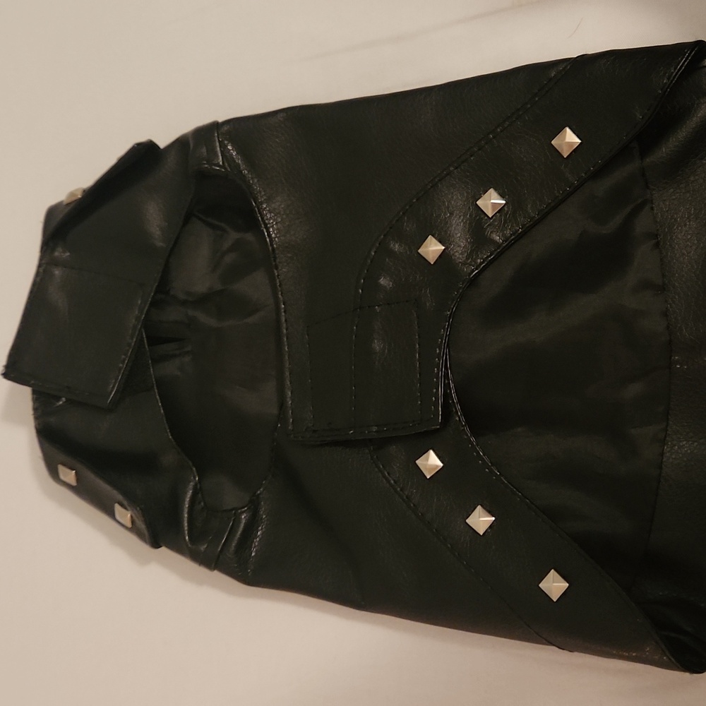 Tucker & Ace black motorcycle dog coat size XS - Picture 4 of 8